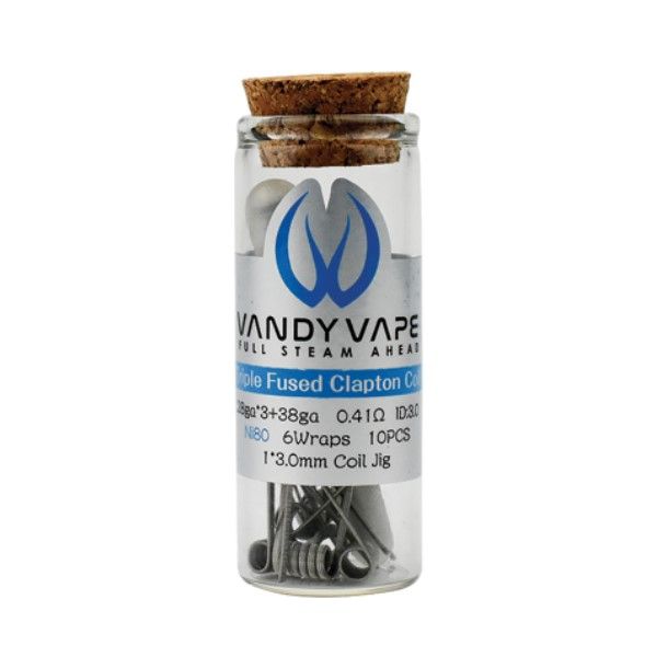 Vandy Vape Pre-Built Triple Fused Clapton 28G/38G - 0.41ohm - Single