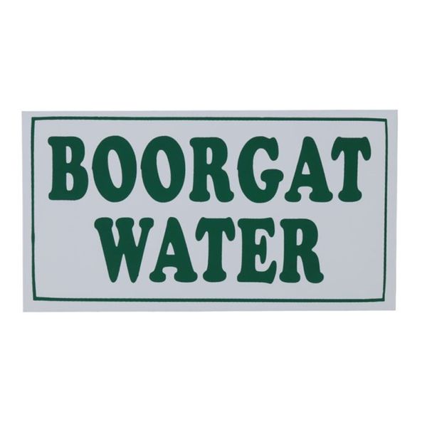 Boorgat Water Sign 150 x 80mm