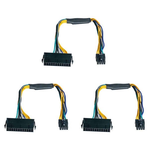 24 Pin To 8 Pin Atx Psu Cable Compatible with Dell Optiplex 3020 12-Inch