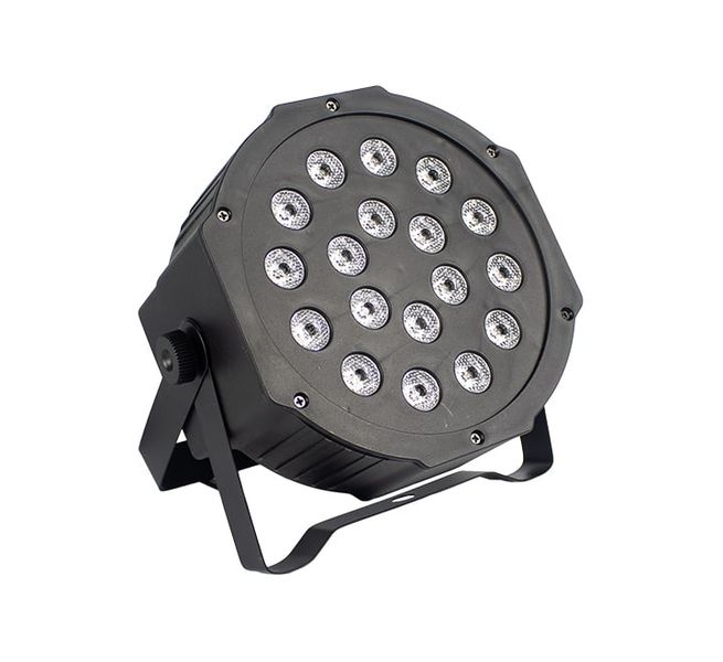 Mini Flat Par Light with 3-7 Channels - 18 LED