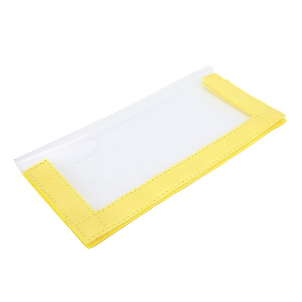 Yellow Large Transparent Hook Cover Bag