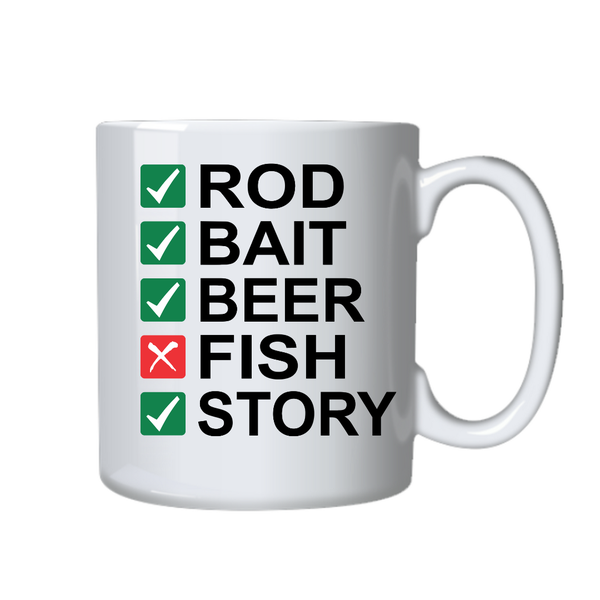 Fishing Novelty Coffee Mug - Fun Gift Idea for Birthday or Christmas