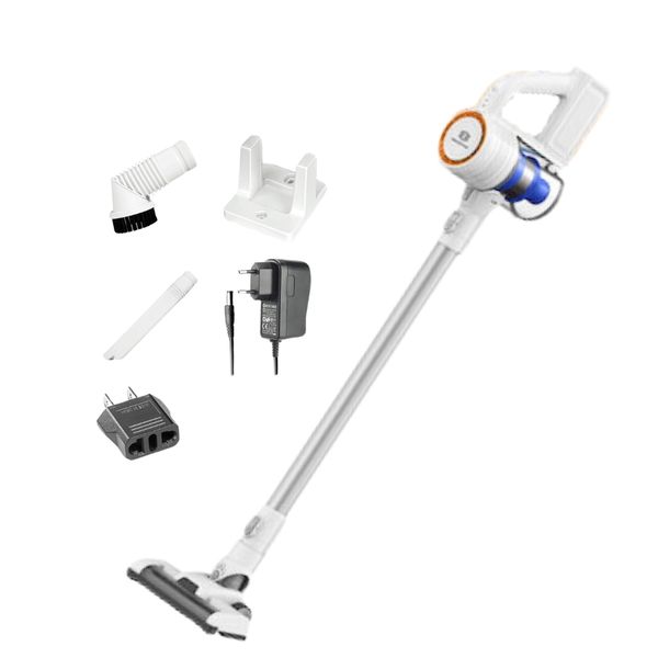 Wadfow - Rechargeable Cordless Stick Vacuum (22.2V) - White