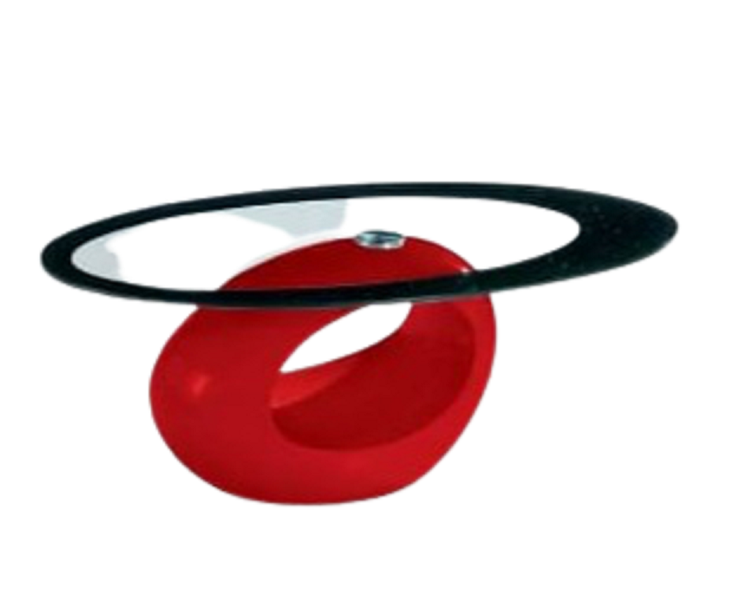Coffee Tables - Tempered Glass - Red