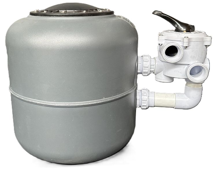 The Aqua Max 1 Bag sand filter is suitable for a Aqua Max .4kw pump.