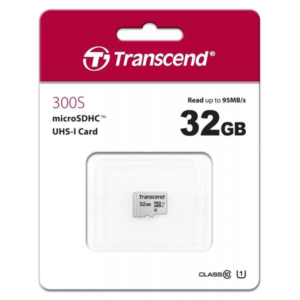 Transcend 300S 32GB MicroSDXC/SDHC Class 10 UHS-I U1 - TS32GUSD300S