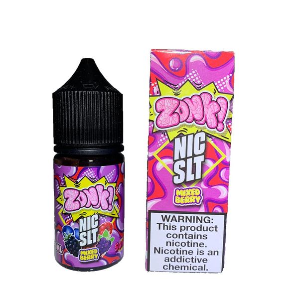 Vape Juice Juiceman Zonk Mixed Berry Strawberry Nic Salt 35mg