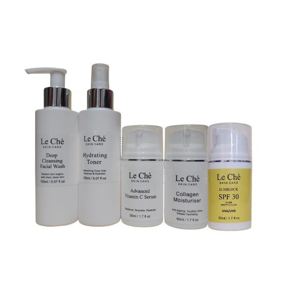 Le Ché Acne &amp; Pigmentation Vit C Skin Care Pack with Sunblock SPF30