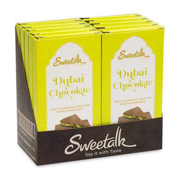 Sweetalk - Dubai Chocolate Bar - Pistachio &amp; Kataifi (Knafeh) Filling