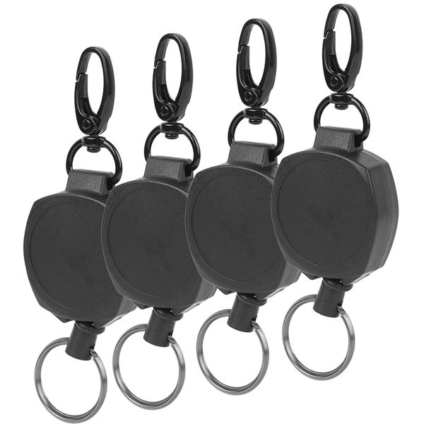 Retractable Keychain for Hiking, Anti-Lost Camping Gear