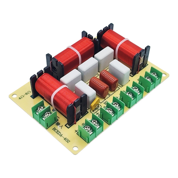 200W 4 Way Crossover Dual Bass + Midrange + Treble Frequency Divider