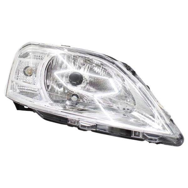 Replacement Headlight Compatible - Nissan NP200 2009 Facelift - RHS -Chrome