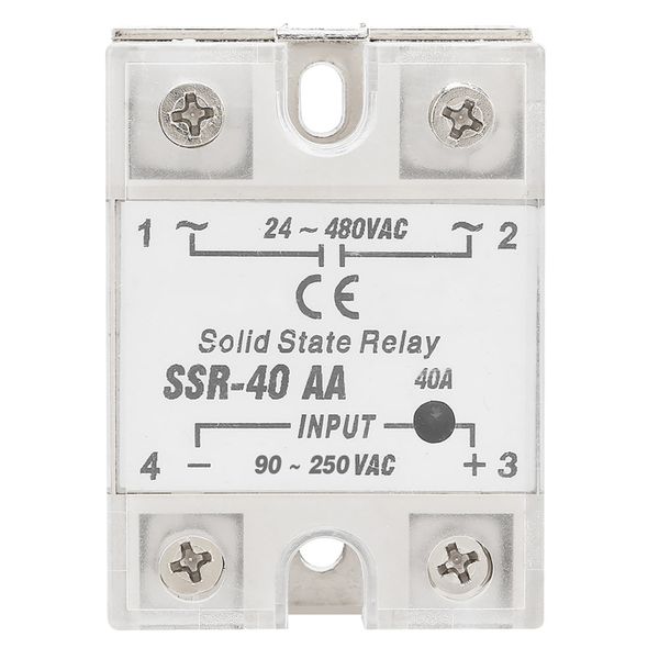 40A AC-AC Solid State Relay Module for SSr Input 90-250V Output 24-480V