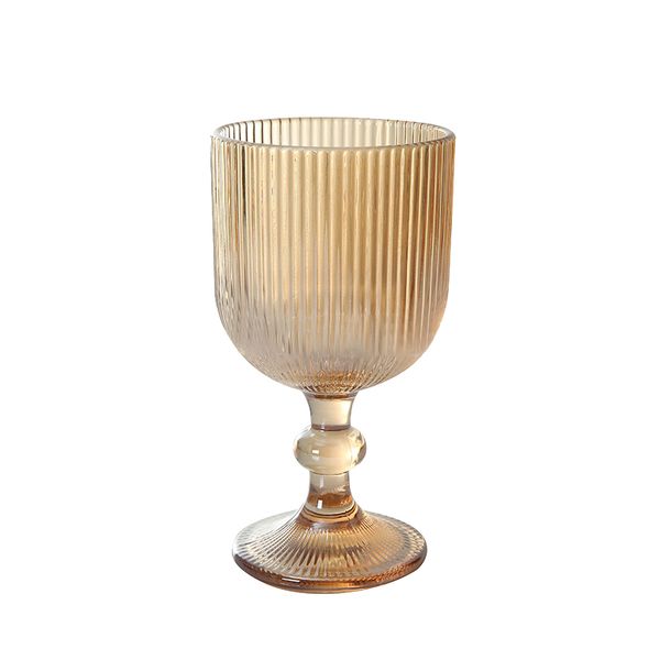 New Vertical 6 Pieces Gold Wine Glass For Event LV228