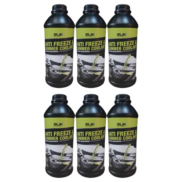 SLIKK Antifreeze &amp; Summer Coolant 1 Litre ( 6 Pack )