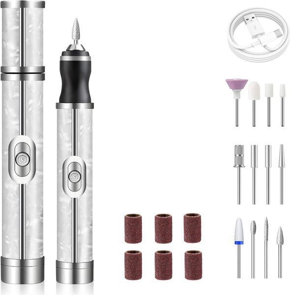 Rechargeable Electric Nail Drill Kit Nail File -Manicure Pedicure Tool