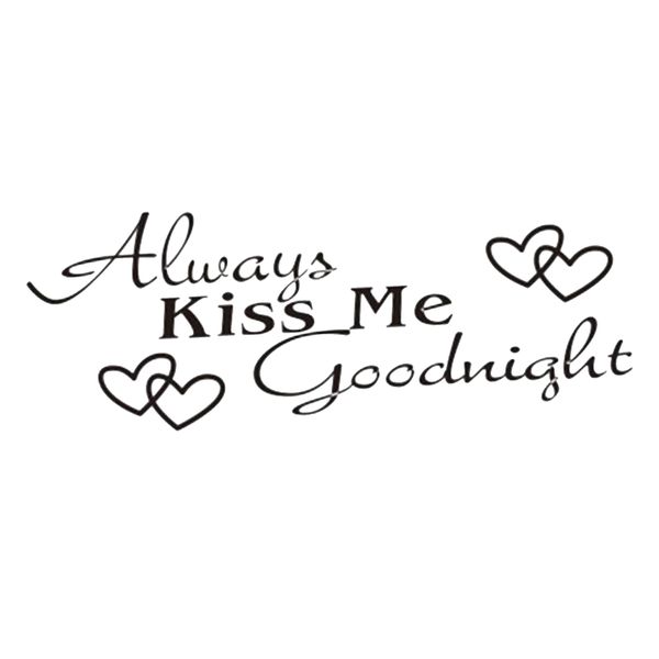Sticker Art Wall Sticker - Always Kiss me