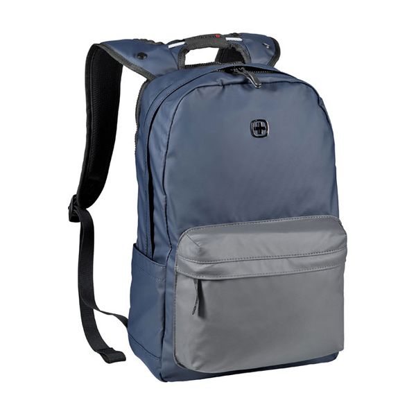 Wenger Photon 14" Laptop Coated Security Backpack - Grey/Blue