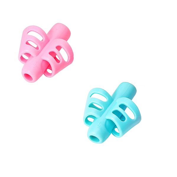 2 Piece Pencil Grip Holder Ergonomic Butterfly Design