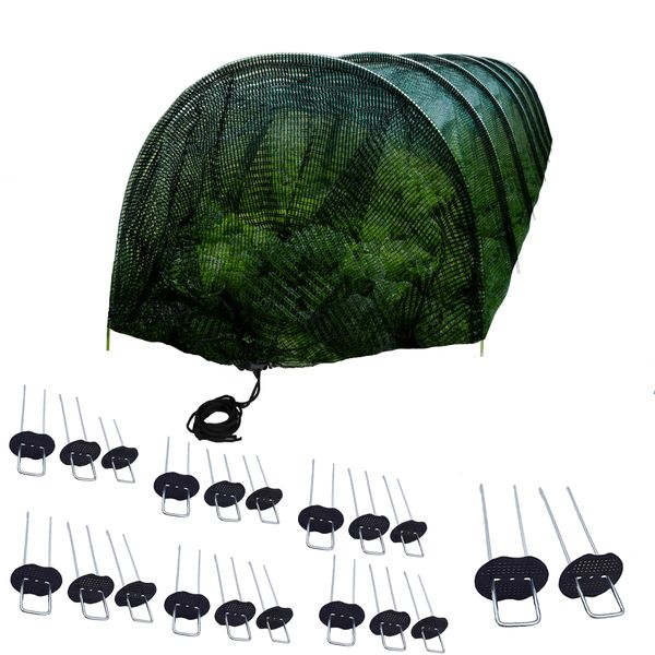 300cm Reinforced Garden Tunnel Shade Cloth Cover, Greenhouse Protection