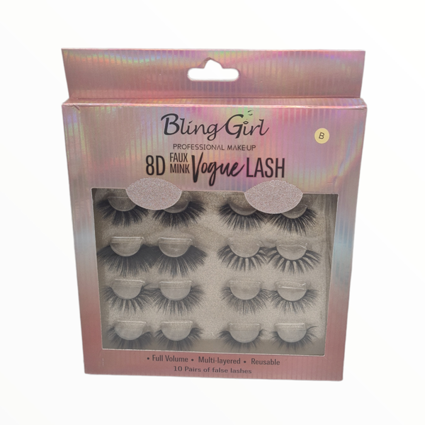 8D Faux Mink Vogue Lashes (B)