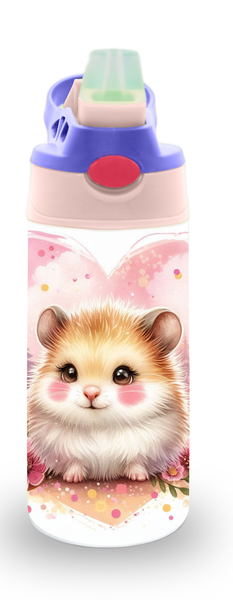 Girly Safari Animals Design 15 12oz Double walled Stainless Steel Bottle