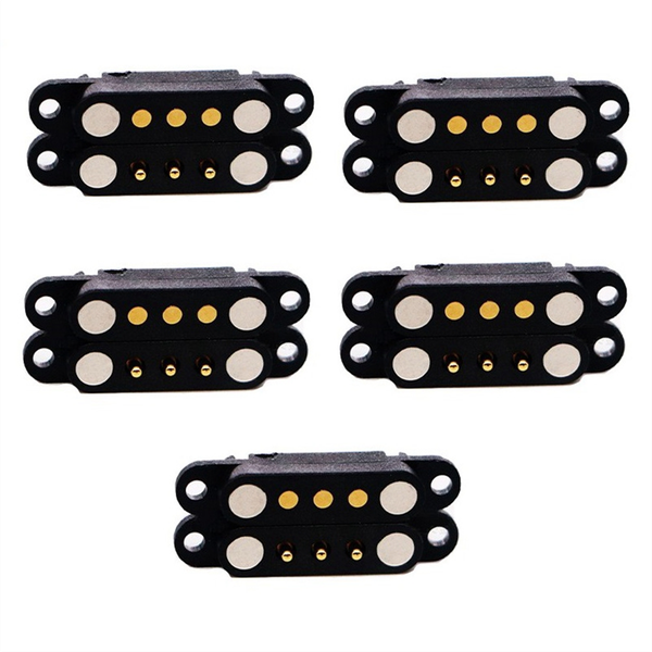 5Pair Magnetic Pogo Pin Connector 3Pin Pogopin Male Female 2 54 Mm