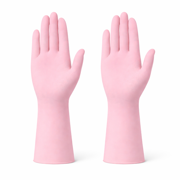 30 Piece - Disposable Nitrile Gloves - Pink