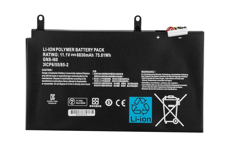 Battery Compatible with Gigabyte P35K, P35K V3, P37X Series - GNS-I60