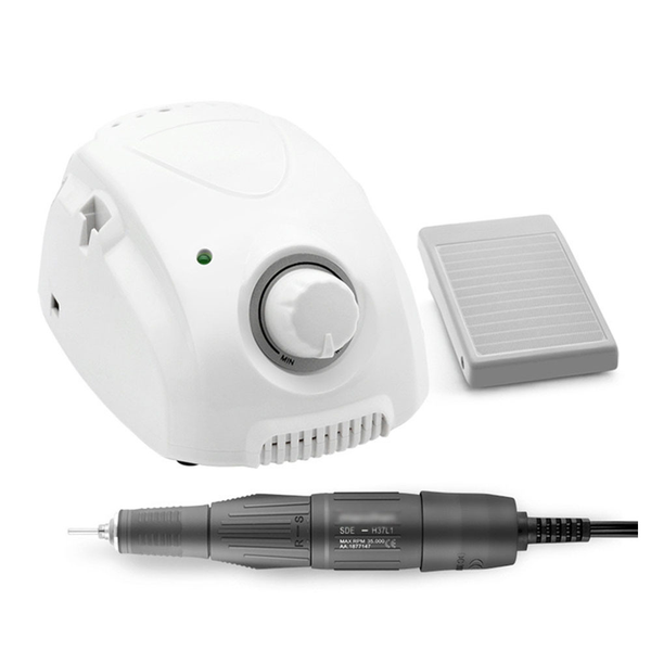 Professional Electric Nail File, 35,000 RPM Polisher, White