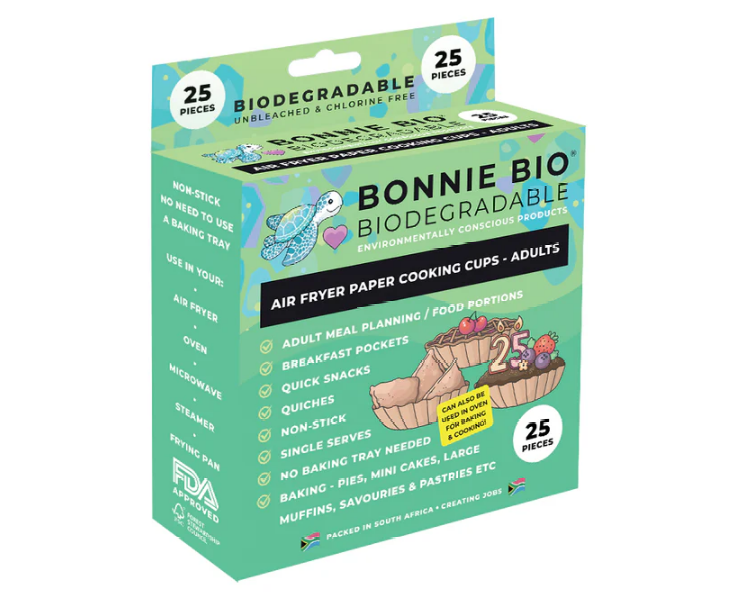 Bonnie Bio Paper Cooking Cups - Adults 25s