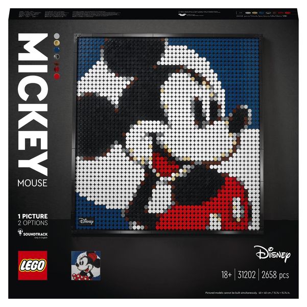 LEGO Art Disney's Mickey Mouse Poster Set 31202