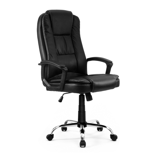 Cedar High Back Office Chair, Height Adjustable, PU, Single Lock Mechanism