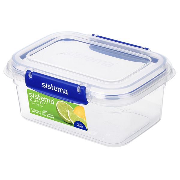 Sistema 1 Litre Rectangle Klip It Plus