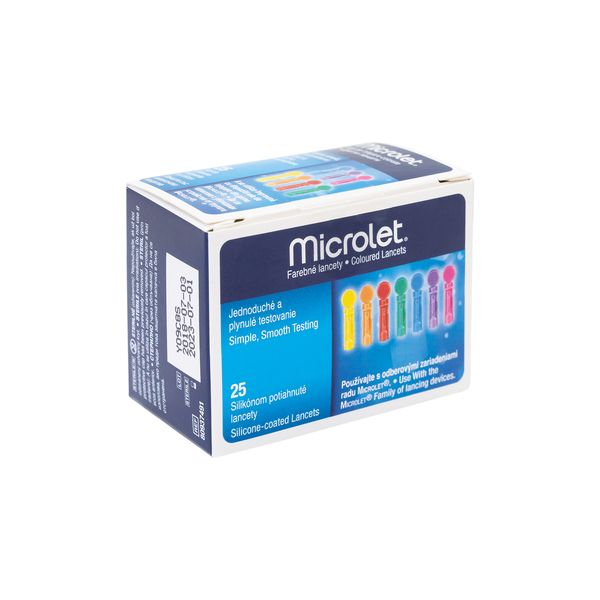 Microlet Lancets - Colour 200's - 8 x 25