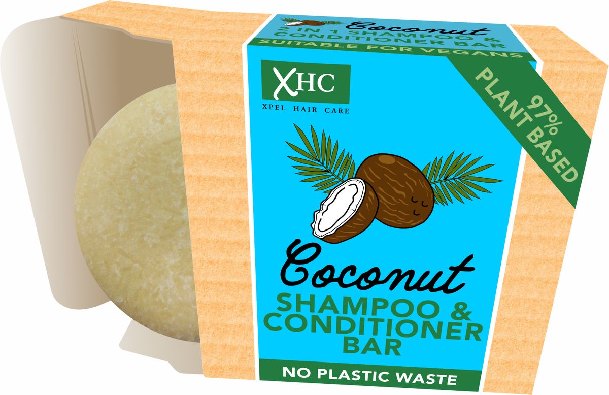 Xpel Hair Care Plant Based 2in1 Shampoo & Conditioner Bar 69g