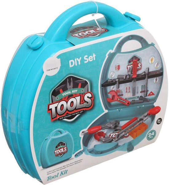 24 Pieces Tool Kit Suitcase For Kids
