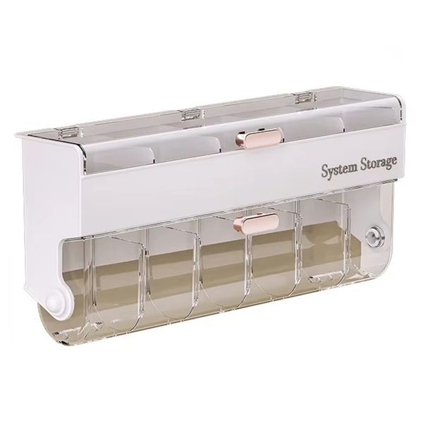 Wall-Mounted Sock Storage Box - Space-Saving Underwear Organizer A