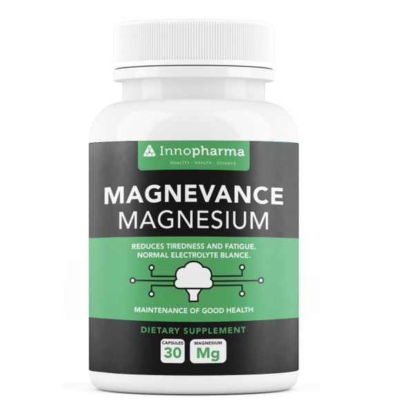 Innopharma Magnevance Magnesium bisglycinate 50mg Capsules - 30's