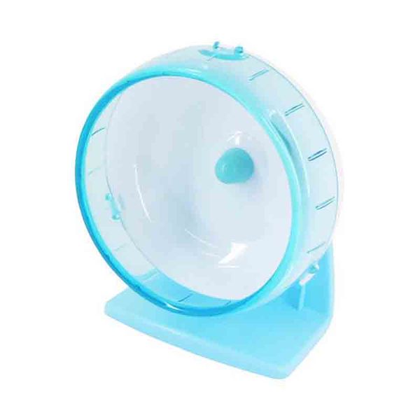 Silent Spinner Wheel For Hamsters, Gerbils, Small Rodents - Blue