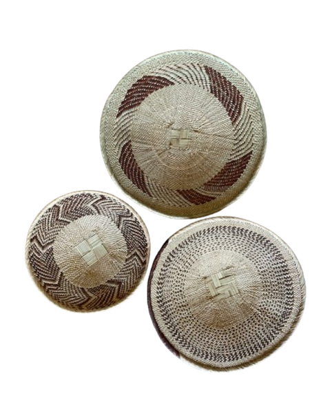 3 x Wall Baskets Light Edge Home D cor. S/M/L