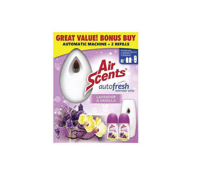 Air Scents Automatic Spray Machine - Lavender &amp; Vanilla