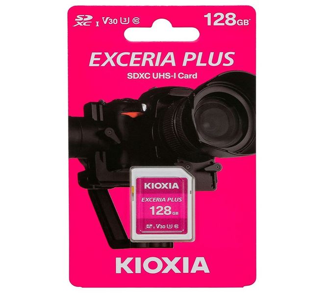 KIOXIA Exceria Plus 128GB SDXC Memory Card UHS-I