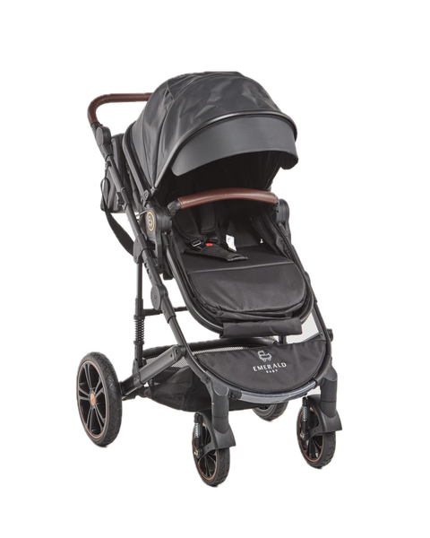 Emerald Baby 3 in 1 PU Leather Travel System