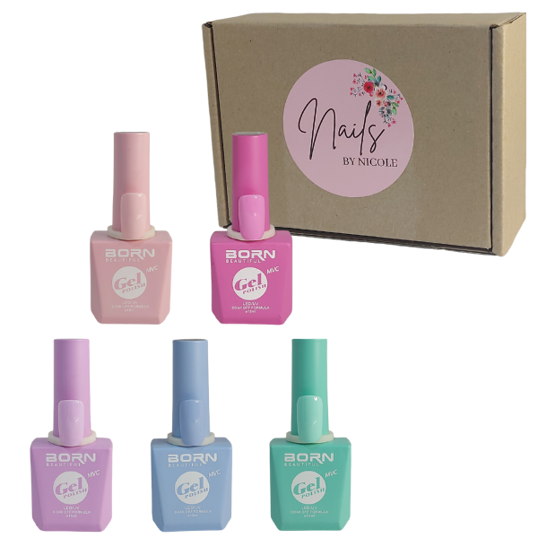 BB UV/LED Gel Nail Polish - Mermaid - 5 Piece - Nails by Nicole