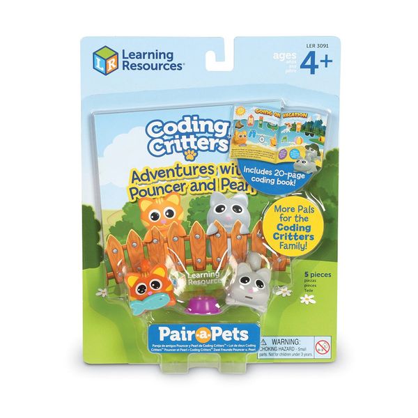 Learning Resources Coding Critters Pair-A-Pets Adventures: Pouncer &amp; Pearl
