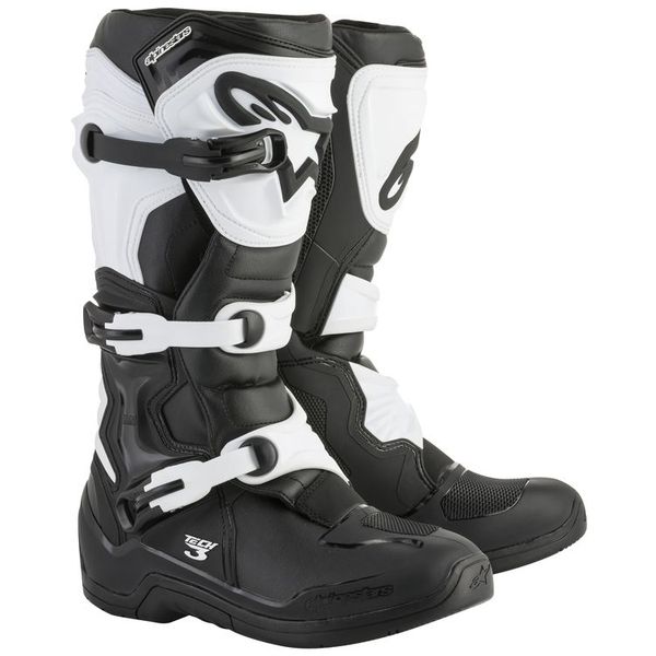 Tech 3 Enduro/Mx Boots - Black/White image