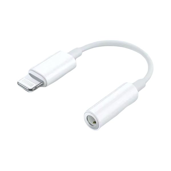 Lightning to 3.5mm Audio Jack Adapter - Compatible With iPhone Devices-(GC)