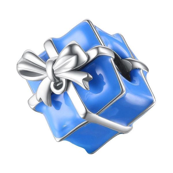 Blue Gift Charm