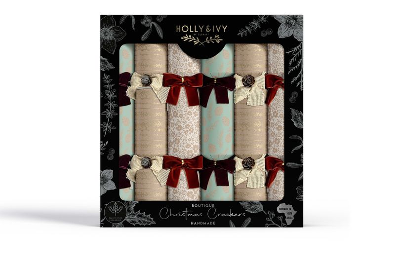 Opulent Kraft Christmas Crackers